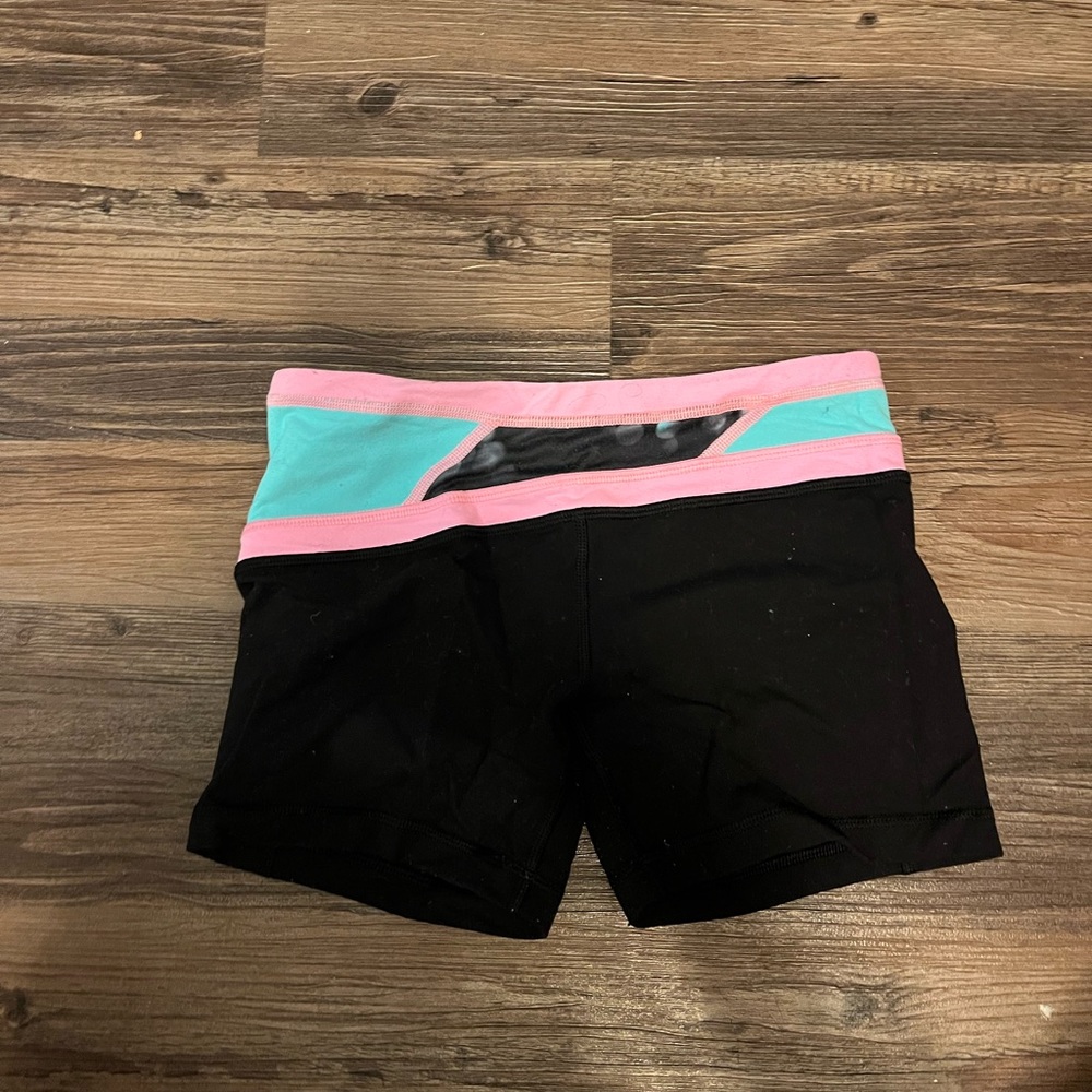 Ivivva pink design reversible into black shorts